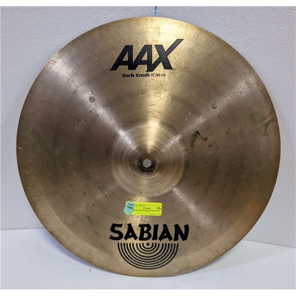 SABIAN AAX DARK CRASH 19 IN