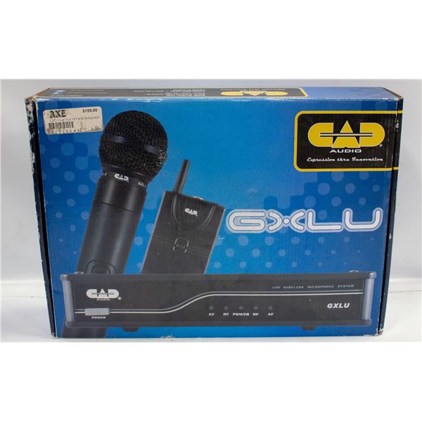 CAD AUDIO WIRELESS MICROPHONE KIT