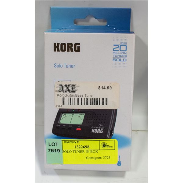 KORG SOLO TUNER IN BOX