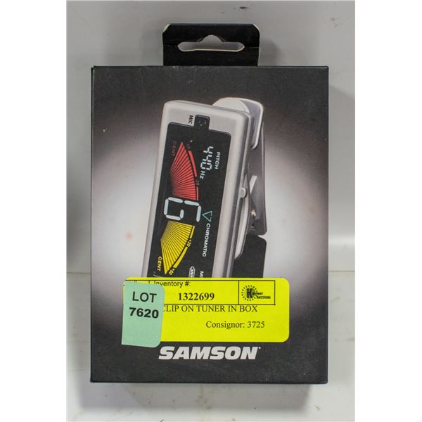 SAMSON CLIP ON TUNER IN BOX