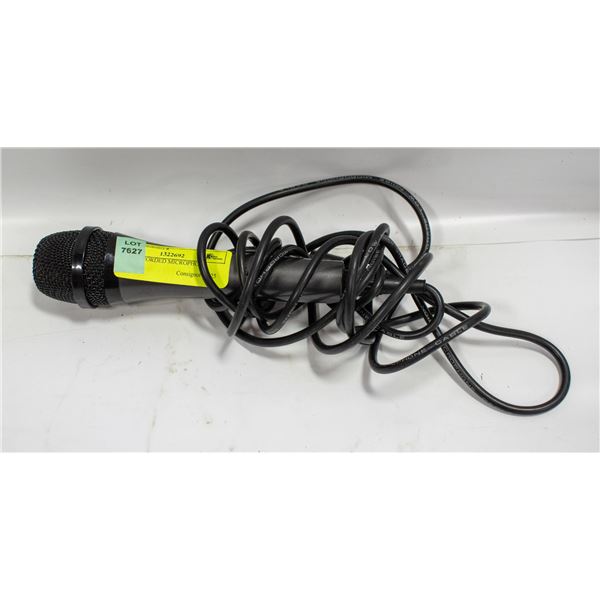 BLACK CORDED MICROPHONE