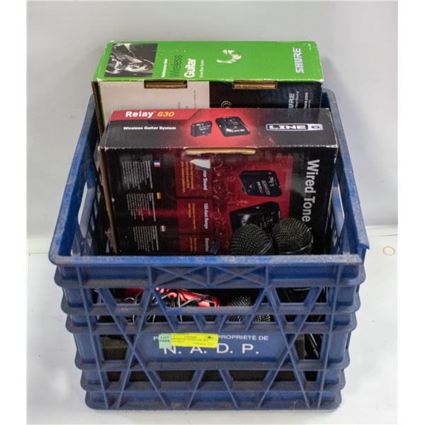 LOT ASSORTED WIRELESS MIC ACCESSORIES