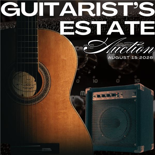 WELCOME TO THE GUITARIST'S ESTATE AUCTION