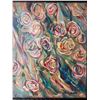 Image 2 : Original Floral Abstract Painting Signed Paul Laplante with Frame