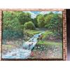 Image 1 : Landscape Painting by Paul Lavandell with Creek, 21.5x17.5" Framed