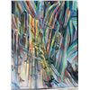 Image 2 : Paul Lalande Abstract Mountain Scene Painting, 24x18”