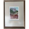 Image 1 : Framed Landscape Watercolour by Paul Lalonde, 7.5"x5" Painting