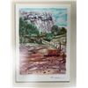 Image 2 : Framed Landscape Watercolour by Paul Lalonde, 7.5"x5" Painting