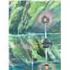 Image 5 : Original Paul Lalande 2001 Framed Fishing Scene Painting 21.5x15.5"