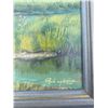 Image 3 : Paul Lalande 2001 Framed Landscape Painting, 16.5x17.5 Frame