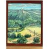 Image 2 : Mountain Landscape Painting, Signed, 12x10, Framed 16x14