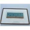 Image 1 : Ronald David Thang "Swallows in the Rye" Framed Signed Print 22.5x13.5