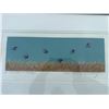 Image 2 : Ronald David Thang "Swallows in the Rye" Framed Signed Print 22.5x13.5