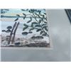 Image 3 : Framed Watercolour Lake Shore Painting Signed 10x7 in (Frame 20.5x17.5 in)