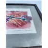 Image 4 : Framed Watercolour "Vegetable or Mineral" Signed 1999, 8x7.5 in Art