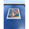 Image 3 : Abstract Watercolour Painting Signed, Framed 14x13.5, Image 5x4