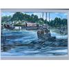 Image 2 : Framed Harbour Scene Watercolour Painting, 11x7, Signed