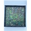Image 1 : Gail Langer 2008 Original Forest Scene Painting, 12x12 in Frame