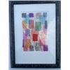 Image 1 : Paul Wander Abstract Watercolour Painting, Framed, 9"x6"
