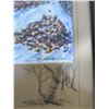 Image 4 : Paul Lalande Signed Winter Forest Painting, 10”x5” (Framed 18”x11”)