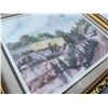 Image 4 : Paul Lalande 1998 Landscape Watercolour Painting, Framed 14x12.5"