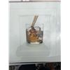 Image 1 : Original Watercolour Painting of Whiskey Glass, 11.5x19.5”