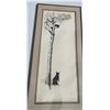 Image 1 : 1975 Clarence P. Adams "Disputed Territory" Framed Print 25.5x12