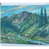 Image 2 : Paul Lalande Original Mountain Landscape Oil Painting 24x18