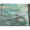 Image 2 : Paul Lalande Seascape Oil Painting, 21.5 x 17.5 Framed