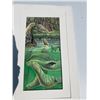 Image 1 : Paul Lalande Signed Seal Watercolour Painting, 18.5 x 9 Inch Image