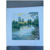 Image 1 : Paul Lalande 1997 Framed Landscape Watercolour, 17.25" x 17.5" Frame