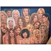 Image 1 : Paul Lalande 2002 Large Portrait Painting, 55x42 Inches Framed