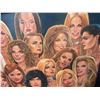 Image 4 : Paul Lalande 2002 Large Portrait Painting, 55x42 Inches Framed