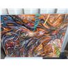 Image 1 : Paul Lalande Original Abstract Painting, 46.5" x 36.5"
