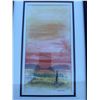 Image 3 : Paul Lalande Framed Landscape Painting, 11.5x6 Inch Art, 19x13.5 Inch Frame