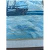 Image 3 : Paul Lalande Arctic Ship Scene Oil Painting, 20x16, Framed 27x23.5