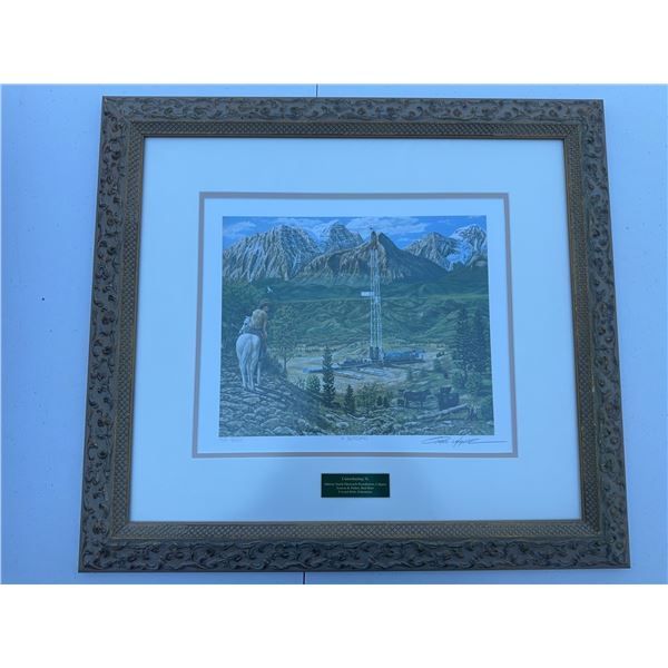 Paul Lalande Framed Print "A Blessing" 12x10, Signed, AP 5/50
