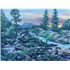 Image 2 : Original Paul Lalande Landscape Painting, 27.5x21 Inches