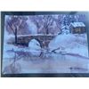 Image 1 : Paul Lalande Winter Landscape Watercolour Painting 17" x 12"