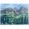 Image 2 : Paul Lalande Landscape Watercolour Painting, 19 x 15.5 in. Framed