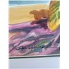 Image 4 : Paul Lalande Still Life Painting With Plants and Teapot, Framed 25x17"
