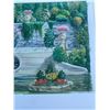 Image 2 : Paul Lalande Garden Landscape Watercolour Painting, 28 x 15.5