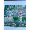 Image 3 : Paul Lalande Garden Landscape Watercolour Painting, 28 x 15.5