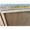 Image 5 : Paul Lalande Original Woman and Cardinal Painting 48x37.5” Framed