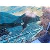Image 3 : Paul Lalande Signed Bald Eagle Landscape Oil Painting