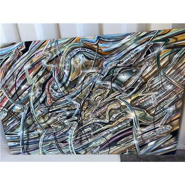 Paul Lalande Abstract Painting 48x32”