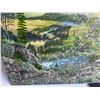 Image 3 : Paul Lalande Signed Painting, Wolves Howling Landscape, 42" x 34.5"