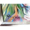 Image 3 : Paul Lalande 2016 Abstract Painting, 30" x 21", Framed 33" x 27"