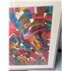 Image 3 : Paul Lalande Signed Abstract Art Print, 30" x 31.5" Image, 40" x 38.5" Framed