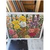Image 1 : Paul Lalande Framed Floral Painting, 43.5x35.5 Inches